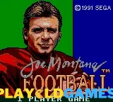 Joe Montana's Football