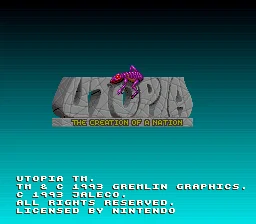 Utopia: The Creation of a Nation